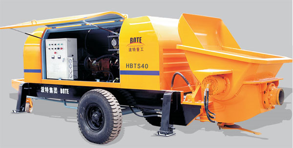 波特重工HBT桩机、隧道专用混凝土泵系列拖泵
