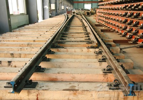 铁建重工60kgm钢轨9号单开道岔