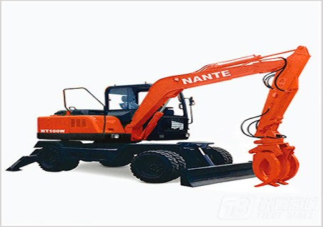 南特NT100W轮式挖掘机