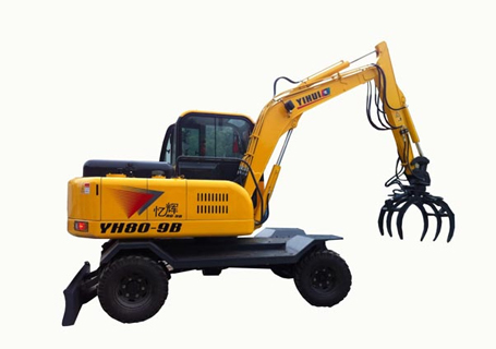 忆辉YH80-9B液压挖掘机(带夹木器)