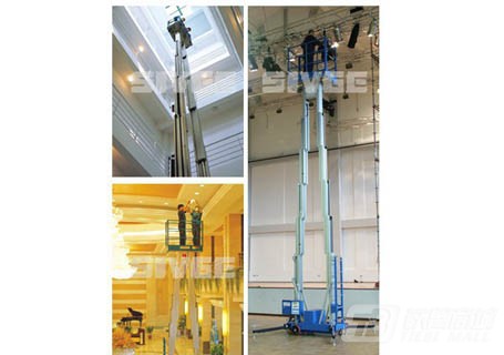 赛奇标准型双桅柱高空作业平台高空作业车/平台