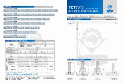 广西建机TCT7013-10T平头塔