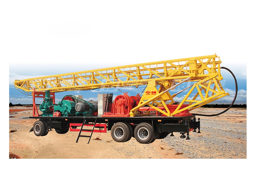 石煤SPT-1500拖车钻机