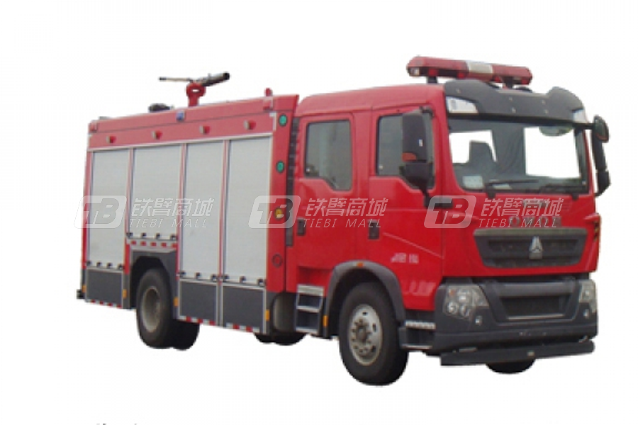 江特重汽5噸水罐（泡沫）消防車重汽5噸水罐（泡沫）消防車